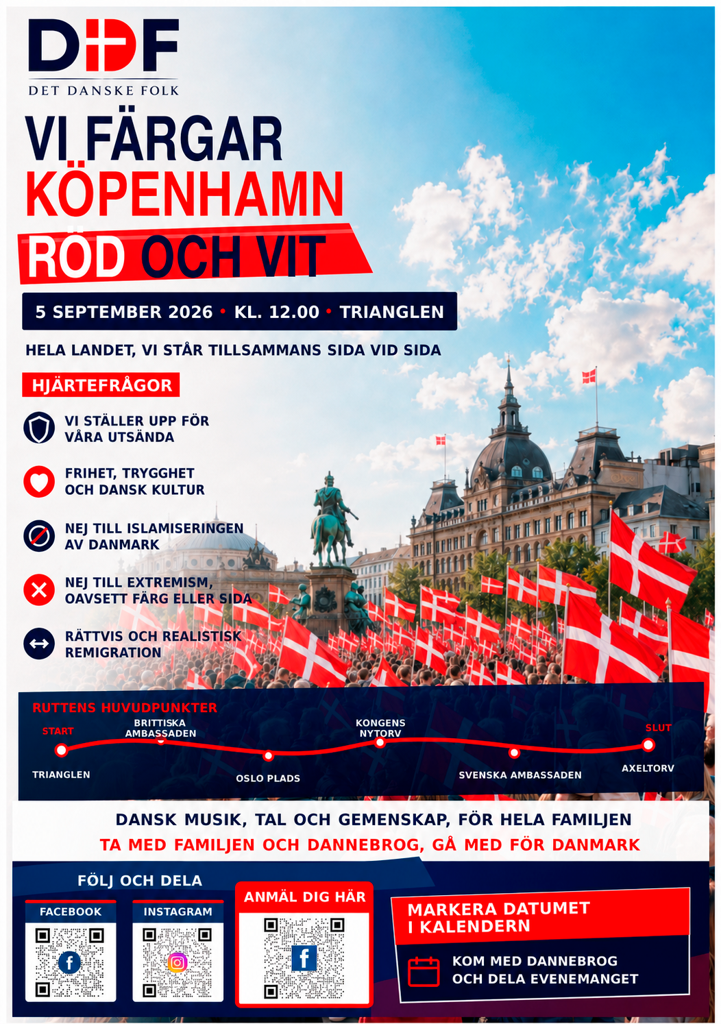 Svensk A5 flyer